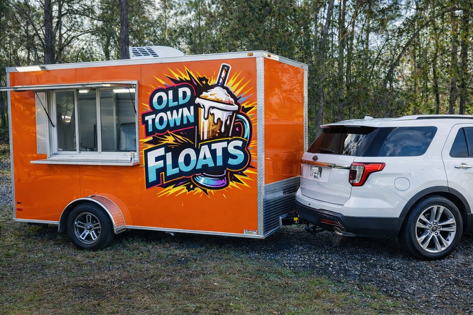 Old Town Floats trailer